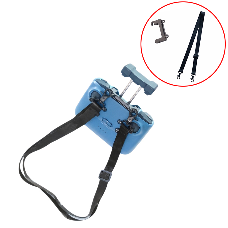 Drone Battery Strap - 1 Stück Fernbedienungs-Nackengurt mit Kunststoffhalterung, leichtes