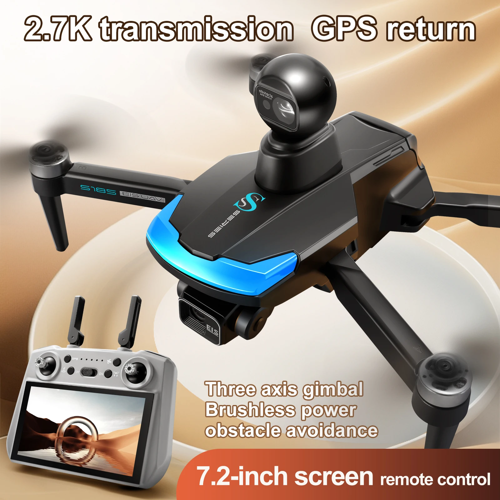 S185 Professionelle Drohne 2,7 – Drone Gps Mount Bewertung und Preis