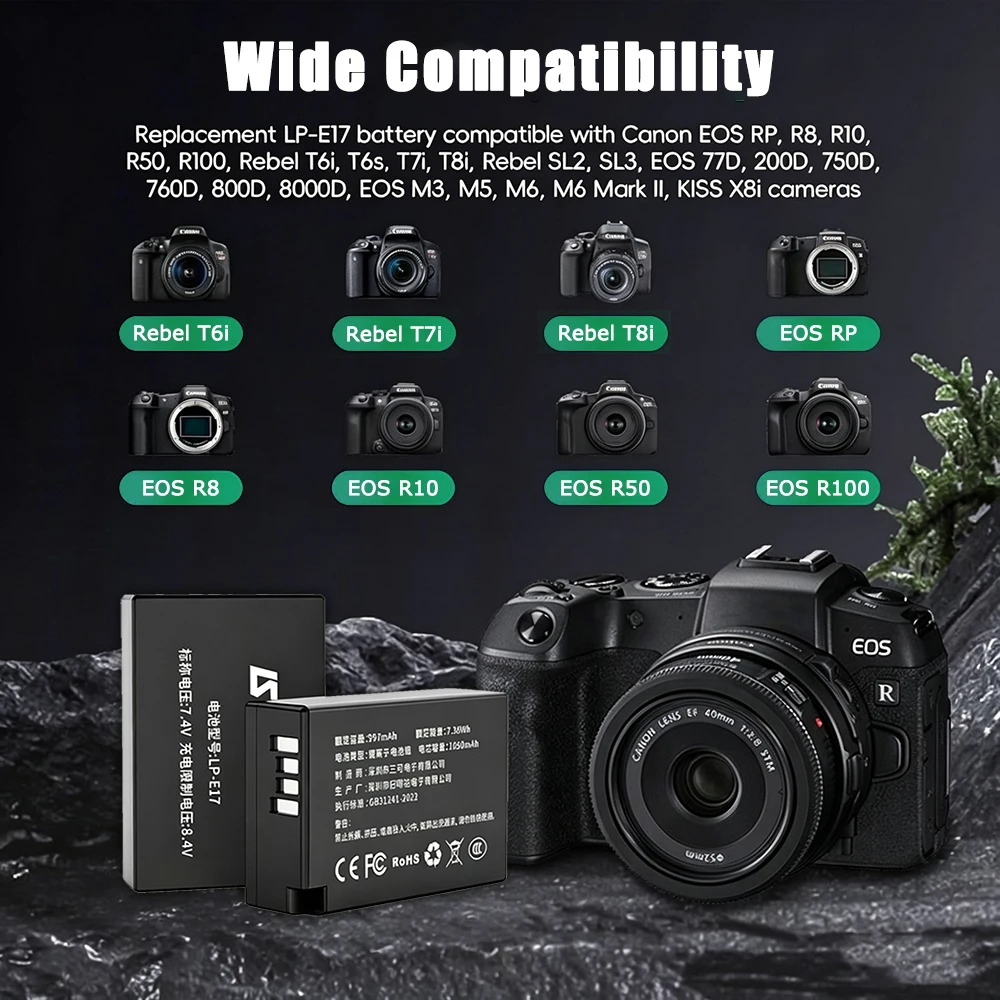 LP-E17 Akku für Canon Kameras  – Canon Camera Eos R50 Bewertung und Preis